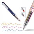 thumbnail image 2 of DJN Home & Garden Pens 6 PCS Multicolor Pen 4 In 1 18 Colors 0.5mm Multicolor Gel Ink Pen Consecutivte Consecutive 18 Colors Quick Drying Gel Ink Pen For School 5ml, 2 of 9