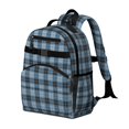 thumbnail image 2 of Blue and Black Checkered Pattern Backpack for School, Cute School Bag with Adjustable Shoulder Straps and Padded Back, 15.25"x11.5"x5.25", 2 of 5