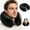 Black, variant on 1Pcs Carry-On Travel Pillow with Storage Holds 8-10 Clothing Items, 100% Pure Memory Foam Neck Pillow with Washable Cover for Airplane, Train Car and Space-Saving Travel 35 Inch Black