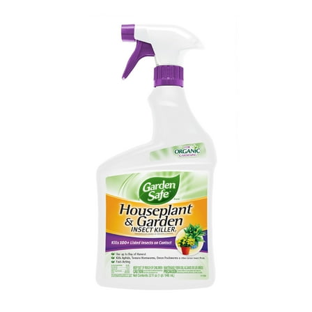 Garden Safe Brand Houseplant & Garden Insect Killer, 32 Ounces