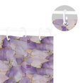 thumbnail image 5 of Yayeee Shower Curtain with Hooks 72"x72" Waterproof Fabric Bathroom Hanging Decor, Pastel Purple Marble Pattern, 5 of 5