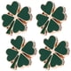 thumbnail image 3 of EeaseMX 4 broches vintage del Día de San Patricio con forma de trébol de cuatro hojas, de aleación, creativos., 3 of 8