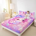 thumbnail image 3 of Erosebridal Cartoon Animal Salamander Bed Sheets 4pcs For Kids,Cute Wildlife Axolotl King Sheets For Boys Girls, 3 of 5