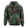 thumbnail image 2 of Men's Premium Athletic Soft Sherpa Lined Fleece Zip Up Hoodie Sweater Jacket (Camo Green 4023C, S), 2 of 2