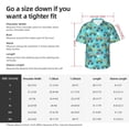 thumbnail image 5 of Bingfone Men's Short Sleeve Button Down Shirts Hawaiian Cartoon Monster Truck Printed Beach Shirt, 5 of 7