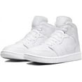 thumbnail image 3 of Women's Jordan 1 Mid White/White-White (DV0991 111) - 8.5, 3 of 5