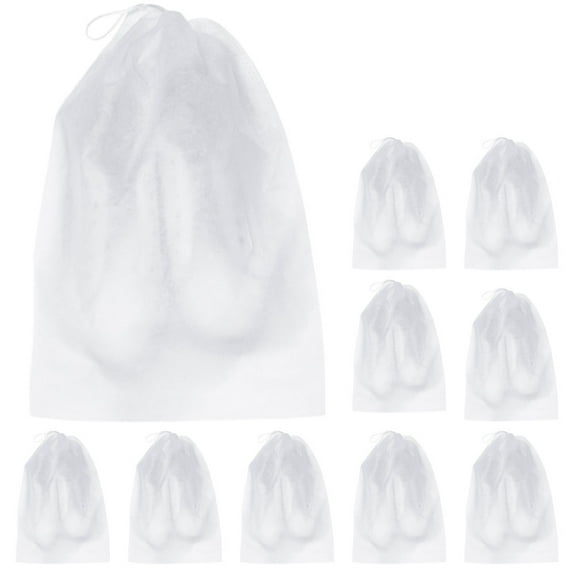 10 Pcs Non-woven Shoe Bag Portable Bags Travel Shoes Organizer Box Lingerie Storage