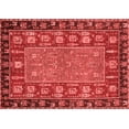 thumbnail image 1 of Ahgly Company Machine Washable Indoor Rectangle Animal Red Traditional Area Rugs, 8' x 10', 1 of 4
