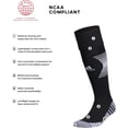 thumbnail image 2 of adidas Team Speed 3 Soccer OTC Socks (Black/White, L), 2 of 7