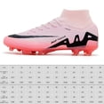 thumbnail image 2 of Men Cadrones de fútbol Spikes Spikes Spikes sin deslizamiento Fútbol Pateando zapatos de entrenamiento de entrenamiento de fútbol Avierte para interiores al aire libre, 2 of 9