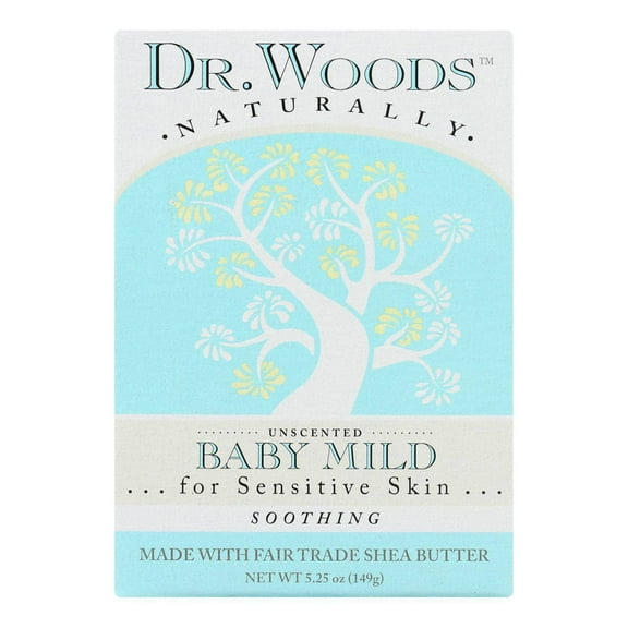 Dr. Woods Bar Soap Baby Mild Unscented - 5.25 oz