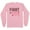 Pink, variant on Fight for a Cure Long Sleeve Shirt Unisex Large White