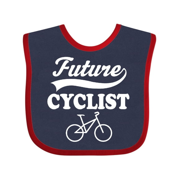 Inktastic Future Cyclist Childs Bicyle Boys or Girls Baby Bib