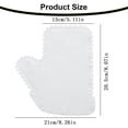 thumbnail image 3 of 1 Pcs White Microfiber Dusting Cloths Gloves,Dust Wipes for Indoor Plants Furniture,Pet Hair Cleaning Possible Dual-Sided Dusting Gloves,Dust Cloth Remove Mitt,Dual-Sided Dust Wipes,House Cleaning, 3 of 9