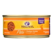 Angle View: Wellness Pet Products Cat Food - Chicken Recipe - Case of 24 - 5.5 oz.