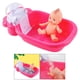 thumbnail image 3 of Bañera de para bebé con rociador, accesorio para muñecas, para muñecas de hasta 25 Bañera con muñeca Sunnimix Bañera de muñeca Reborn, 3 of 7