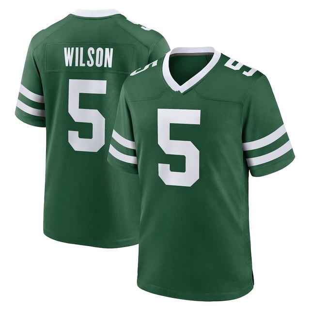 Jets Jersey Embroidered Football Uniform Jets 2# #17 Adams 8# Rodgers 20# Replica Player Name Jersey