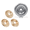 M*3PCS, variant on difdany Angle Grinder Polishing Pads 3-Piece Set - 0.87x3.94in Tungsten Carbide Wheel for Fast Stock Removal, Wood Sanding Shaping Carving and Cutting, Universal Fit Woodworking Disc(Gold L )