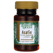 Swanson Asafin Ferula Asafoetida 250 mg 30 Veggie Capsules