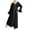 Black, variant on Muslim Girls Abaya Maxi Dresses Long Sleeve Loose Ramadan Dress Cotton Prayer Islamic Modest Kaftan Arabian Robe, Yellow, 9 Years