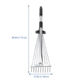thumbnail image 3 of MasteelfCA Retractable Leaf Rake Practical Steel Wire Cleaning Garden Tools for Deciduous Grass Weed Cleaner 9 Teeth, 3 of 8