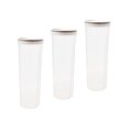 thumbnail image 3 of DOLITY 3 Pieces Pasta Container Can Cereal Container for Cookie Dessert Coffee Bean, 3 of 9
