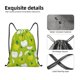 thumbnail image 4 of Fotbe Green Apple Bolsa Mochila con Cordón Estampada, Bolsa de Gimnasio Deportiva, Bolsa Cinch, Bolsa con Cordón para Hombres y Mujeres-Small, 4 of 6