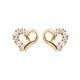 thumbnail image 1 of Joyería de las mujeres caliente de oro plateado pendientes de plata en forma de regalos para ella, 1 of 5