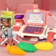 thumbnail image 1 of Juego de herramientas de juego de simulación de bricolaje | Juego de roles Registro de cajero | Juego realista de tienda de postres familiares | Plástico | Rojo Gris | Bordes redondeados seguros |, 1 of 6