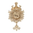 thumbnail image 2 of 3D Wooden Pendulum Clock Models for Adults  Build Making Kits Clock- Cut Wood Crafts Gift Clock DIY Construction Toy, 2 of 6