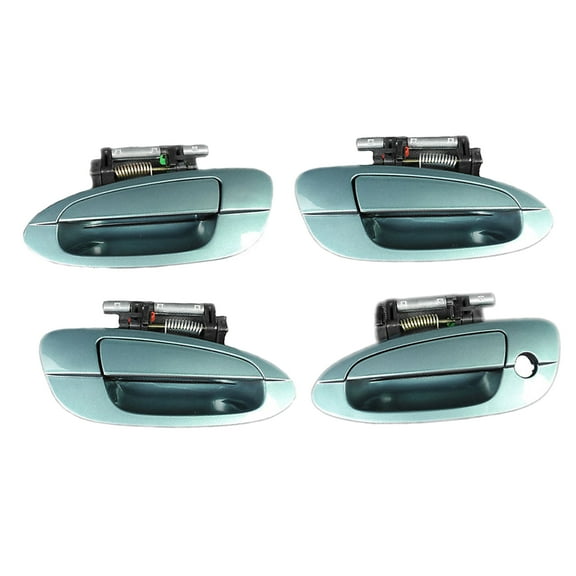 CF Advance For 02-06 Nissan Altima FY0 Seascape Metallic Set 4PCS Outside Door Handle 2002 2003 2004 2005 2006