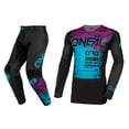 thumbnail image 1 of O'Neal 2024 Mayhem Scarz Motocross Offroad Riding Jersey Pant Combo (Black/Blue, X-Large/42), 1 of 7