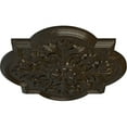 thumbnail image 3 of Ekena Millwork 20"OD x 1 3/4"P Bonetti Ceiling Medallion (Fits Canopies up to 5 1/8"), Hand-Painted Stone Hearth Crackle, 3 of 6