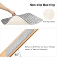 thumbnail image 4 of Memory Foam Bath Mat Non Slip Bath Mat Premium Water Absorbent Bath Mat, 4 of 5