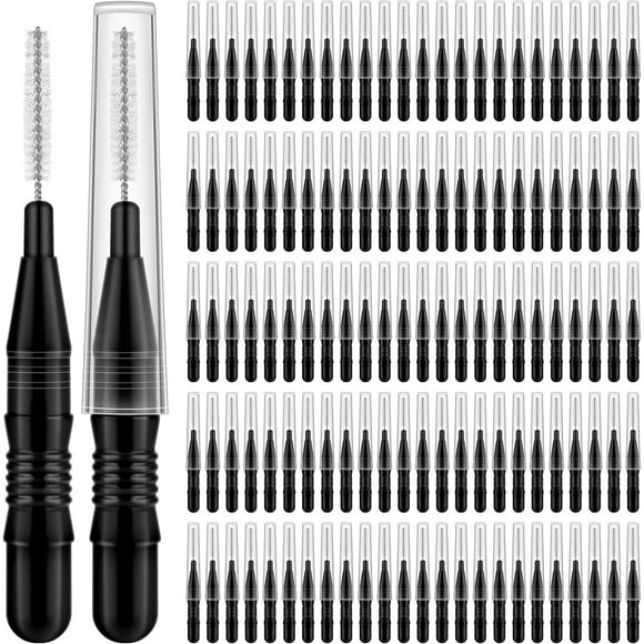 EcoNesxp 360 120pcs Dental Floss Sticks Toothpicks Dental Floss Soft Bristles for Cleaning Between Teeth Interdental Brush Bendable Oral Hygiene Floss Cleaning Tools
