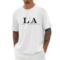 thumbnail image 5 of Men T Shirts Casual Loose Fit Crewneck Holiday Tees Short Sleeve Athletic Workout Shirts Cooling Running Shirt, 5 of 5