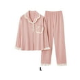 thumbnail image 4 of fastboy Ladies Short Pyjamas Sets - Romantic Look Comfortable Fit Flattering Sexy Soft B6802 L,1 1Set, 4 of 6