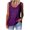 Purple, variant on Staron Summer Casual Sequin Tops for Women Round Neck Sleeveless Relaxed Fashion Party Tank Top, Gray L