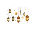 thumbnail image 3 of Adhesivos de pared con linternas y estrellas para colgar, estilo de Oriente Medio, 3 of 4