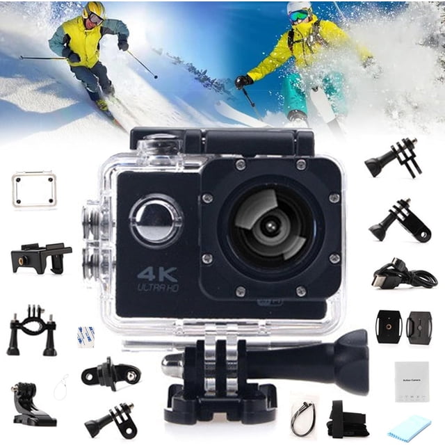Roamix Vision+ 4K, cámara de acción Roamix Vision 4K, cámara Qinux Pixgo 4K, cámara deportiva Vision 4K, cámara deportiva de buceo con wifi 4K, cámara subacuática DV HD impermeable para
