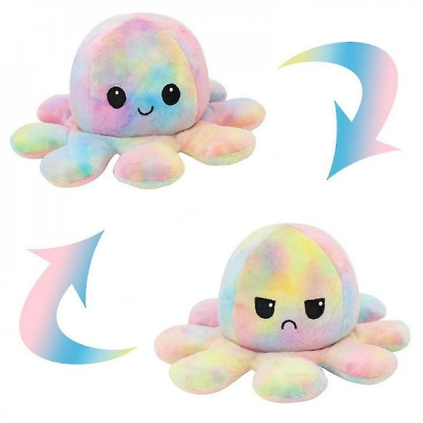 Pulpo Reversible Tie Dye Octopus Toy Pulpo Reversible Arcoiris