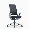 thumbnail image 2 of Desky Pulse Supportive Desk Chair - Black / Grey / Headrest, 2 of 9