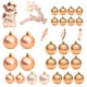 thumbnail image 1 of Bewildely Juego de adornos navideños de ABS, 30 Uds., conjunto de joyas de árbol para decoración festiva, decoraciones para árboles de Kits de decoración para fiestas oro rosa, 1 of 6