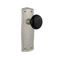 thumbnail image 6 of Nostalgic Warehouse Prablk_Psg_234_Nk Black Porcelain Solid Brass Passage Door Knob Set -, 6 of 7