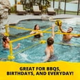 thumbnail image 2 of CROSSNET H2O Volleyball Pool Game for Adults and Kids - Four Square Net Pool Game - Quick Assemble & Portable - Volleyball Set for Inground Pools - Perfect Pool Toys for All Families W/Accessories, 2 of 6