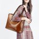 thumbnail image 3 of Bolsos de mujer para mujer Bolsos grandes de piel encerada con aceite Re, Bolso azul cielo, 3 of 5