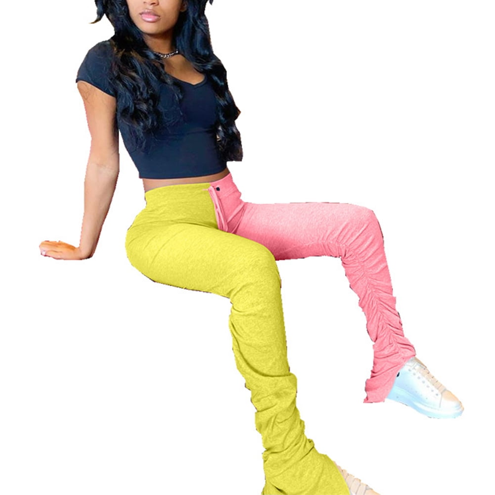 flared pants split