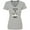 AC-Heather Grey, variant on Inktastic Pittie Life is Ruff Spotted Pit Bull Women's V-Neck T-Shirt