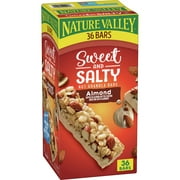 Nature Valley Granola Bars, Sweet and Salty Nut, Almond, 36 Bars, 43.2 OZ