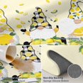 Round Rug 7ft, Lemon Gnomes Low Pile Washable Rugs for Playroom ...